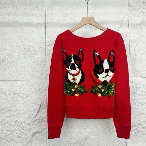 🚩steal authentic Gucci Red Logo Sweatshirt with Green & Yellow Graphic - Picture 2 of 5